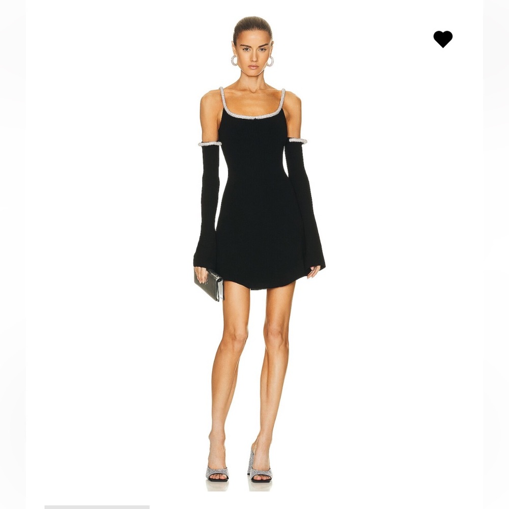 Mach&Mach Crystal Tube Mini Dress